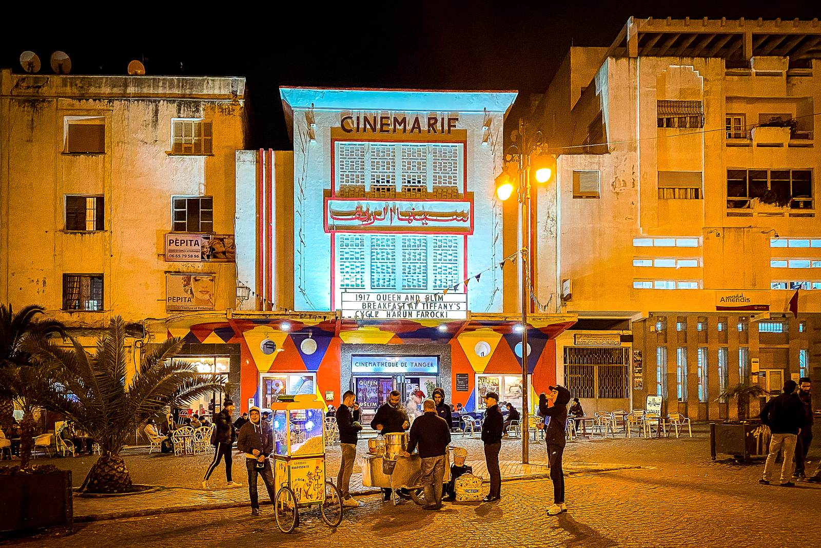 Abendstimmung auf der Radreise in Tanger